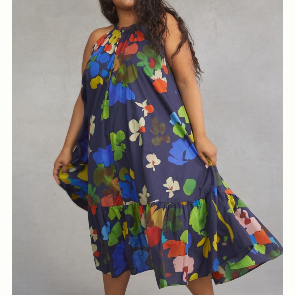 Anthropologie Floral Maxi Dress - Multicolor - Picture 12 of 16